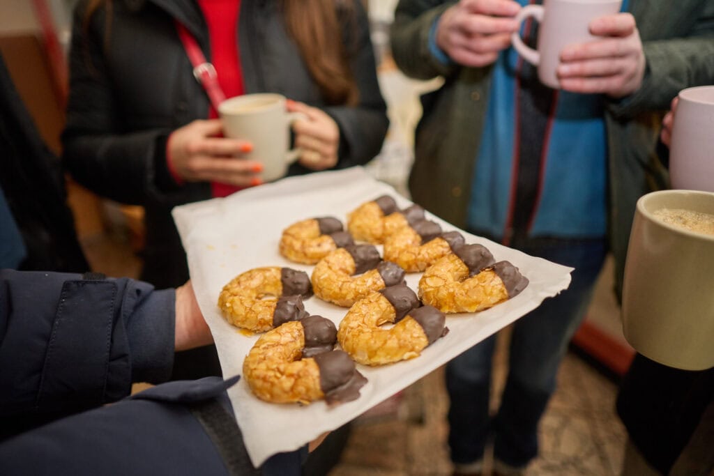 Frische Kekse und Getränke in der Südstadt von Hannover.