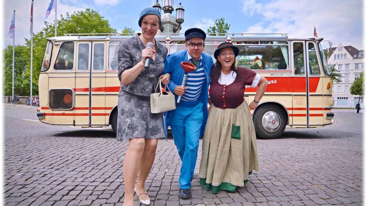 Gruppenführung in Hannover mit BussaNova, historische Stadtbesichtigung, Touristen, Stadtzentrum, Bu.